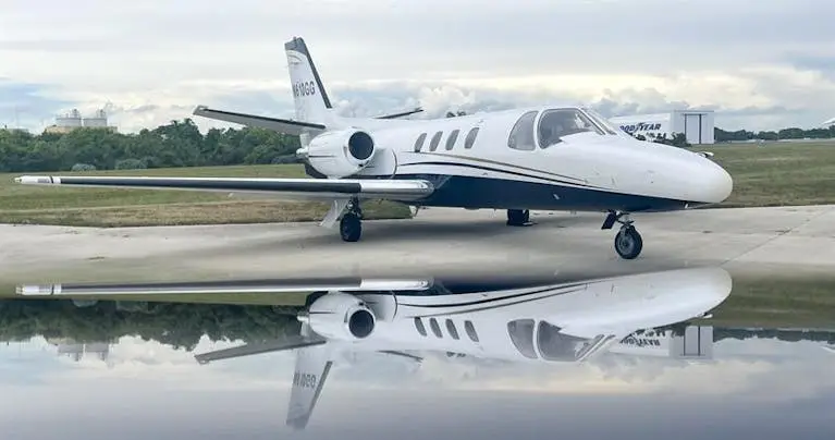 Cessna Citation I N610GG operated by Plane Travel Air, LLC, exterior