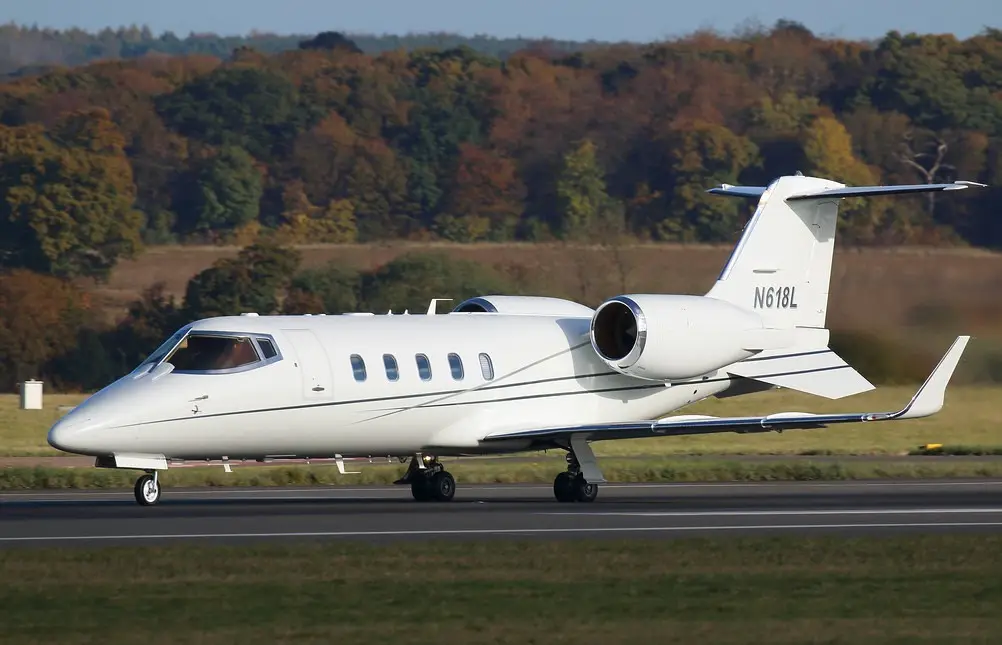 Bombardier Learjet 60 N618L operated by M&N Aviation, Inc., exterior