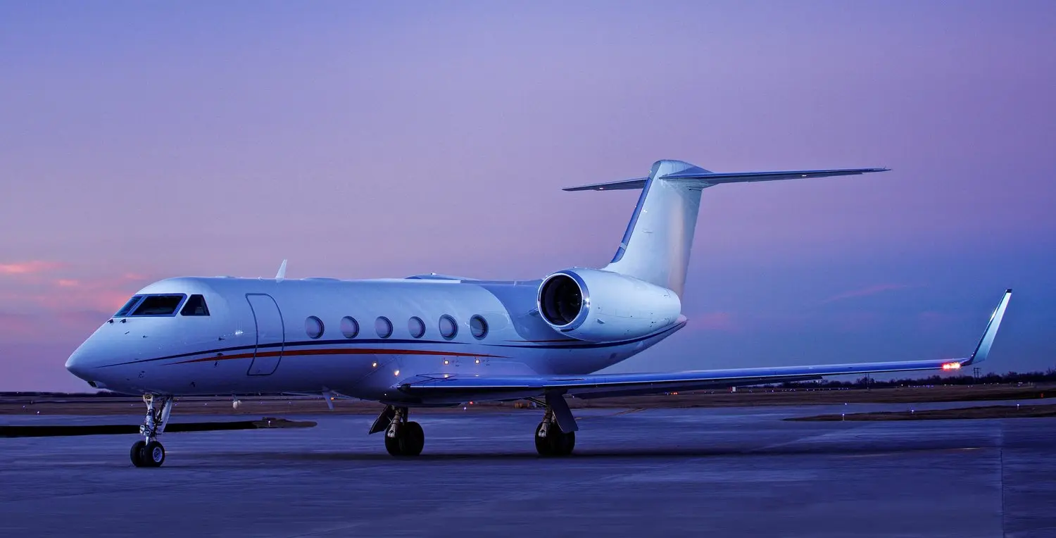 Gulfstream G450 N625BA operated by Elite Air, Inc., exterior