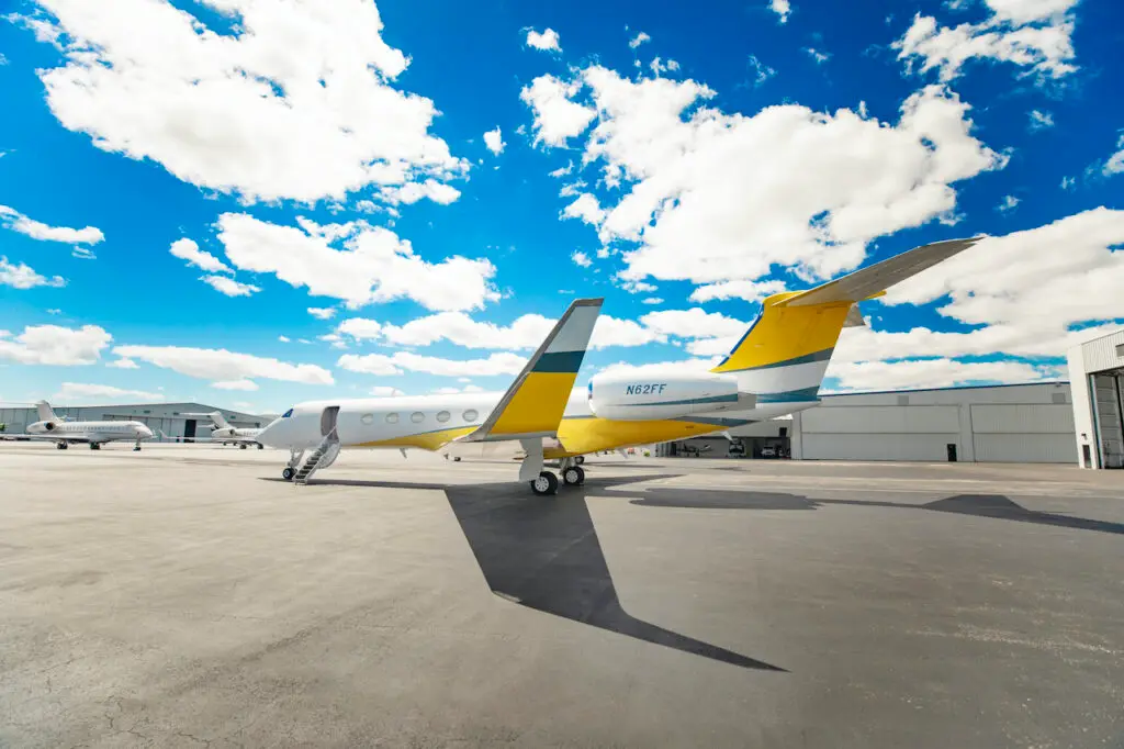 Gulfstream V N62FF operated by Prime Jet, LLC, KPIE, exterior