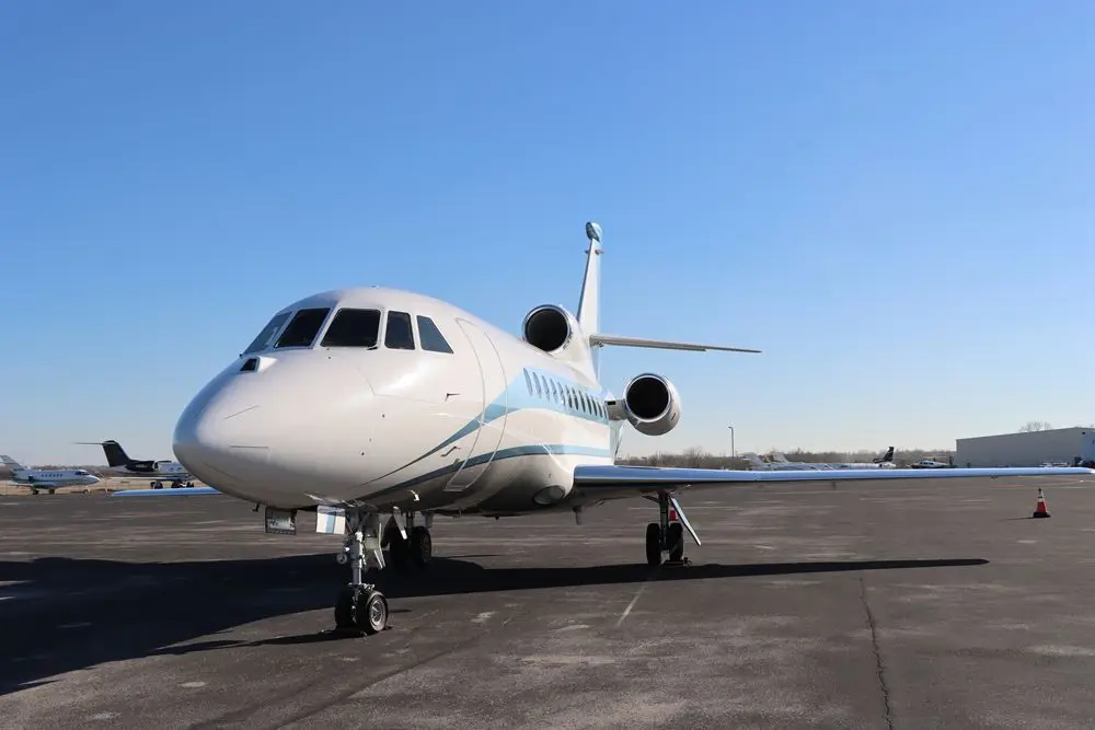 Dassault Falcon 900EX N62NW operated by Saturn Aviation, LLC, exterior