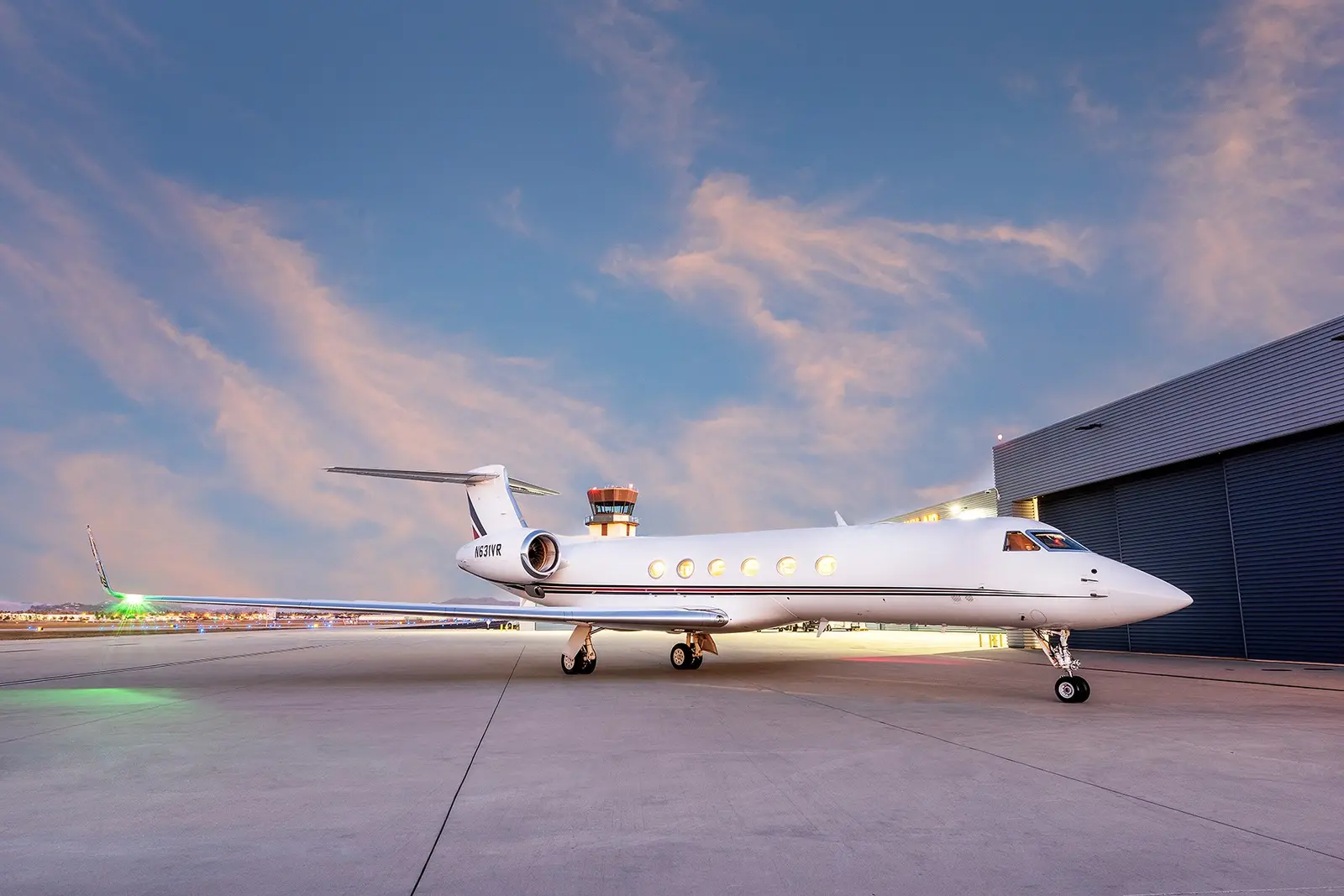 Gulfstream V N631VR operated by Silver Air, exterior