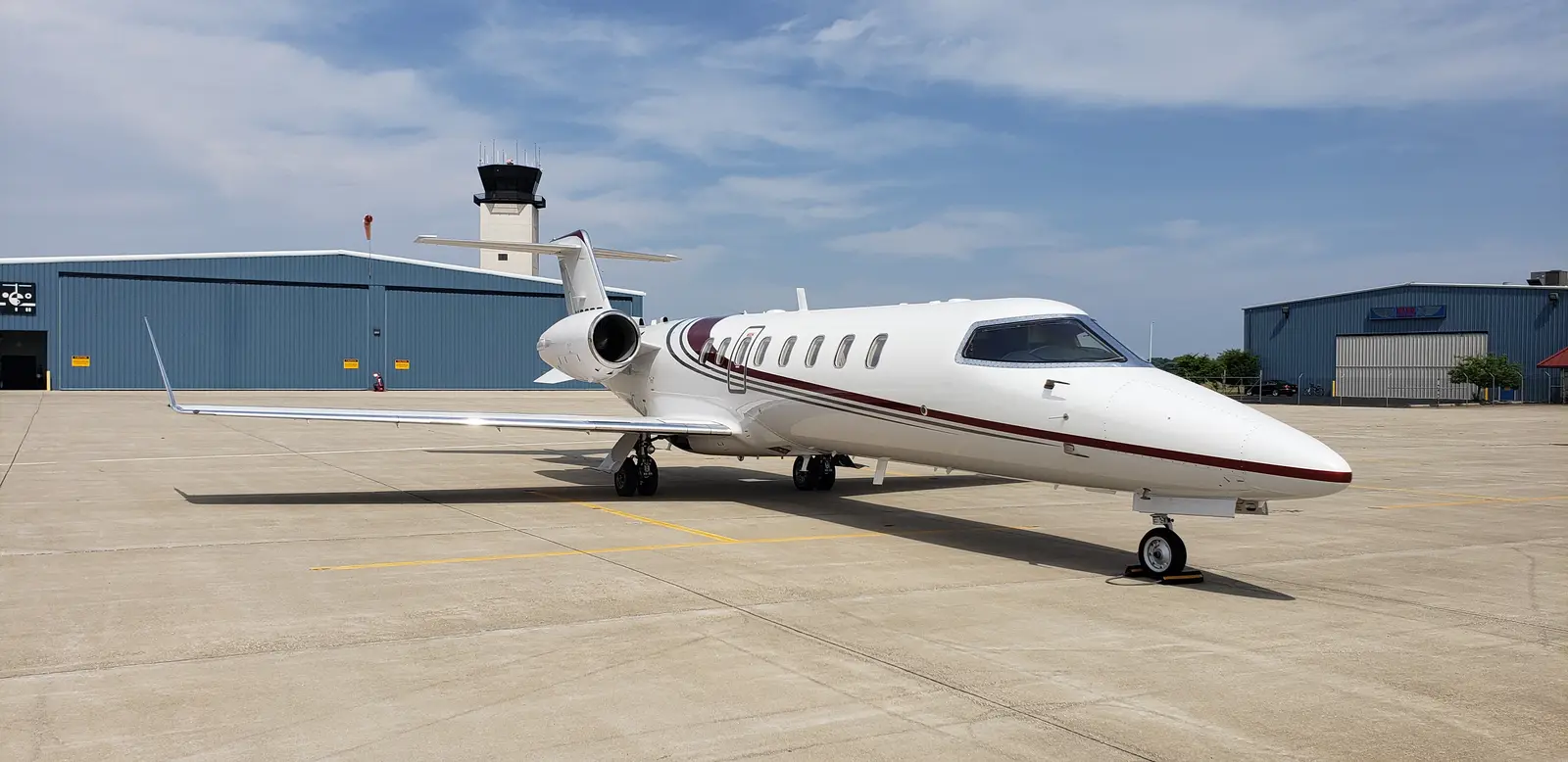Bombardier Learjet 45 N63DZ operated by Aero-Tech Services, Inc, exterior