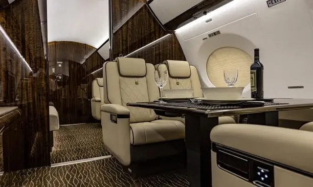 Gulfstream G650ER N650FJ operated by Wing Aviation Charter Services, LLC photo 3
