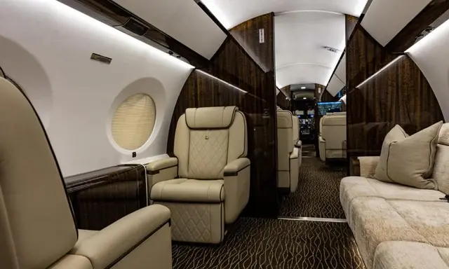 Gulfstream G650ER N650FJ operated by Wing Aviation Charter Services, LLC photo 4