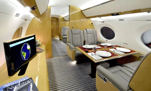 Gulfstream G650 N650TP operated by Jet Aviation photo 4
