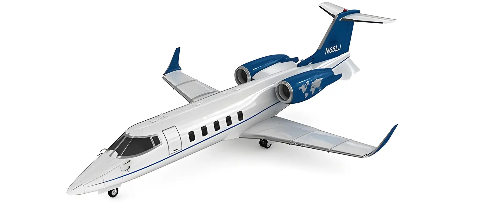 Bombardier Learjet 60 N65LJ operated by Jet ICU, KBKV photo 2