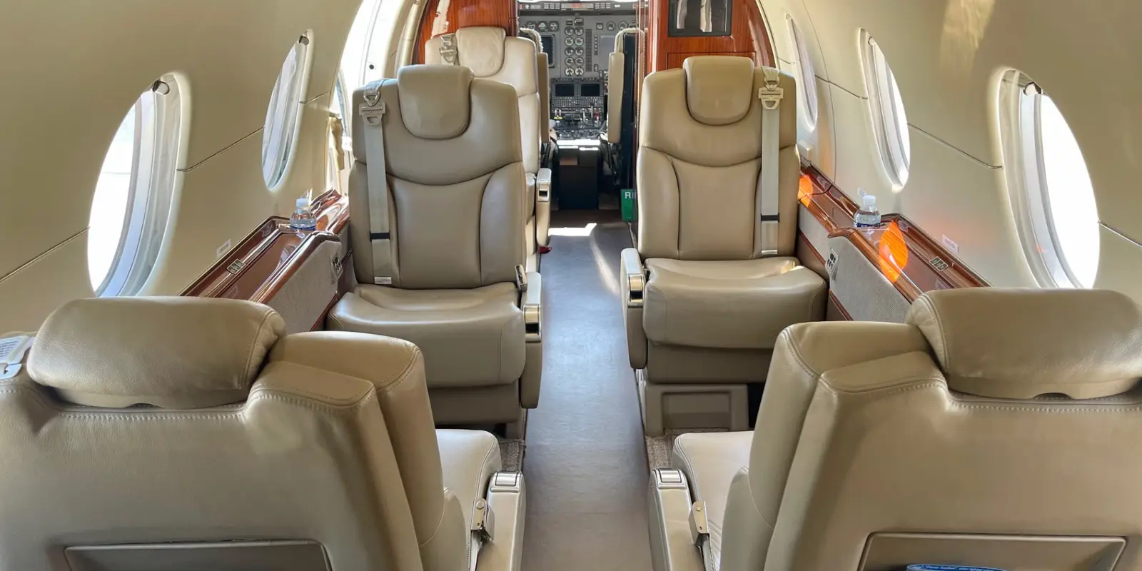 Beechcraft Beechjet 400A N65SQ operated by Sky Quest, LLC, KCLE, exterior