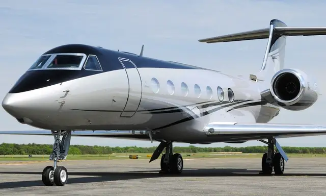 Gulfstream G550 N679MS operated by Executive Fliteways, Inc., exterior