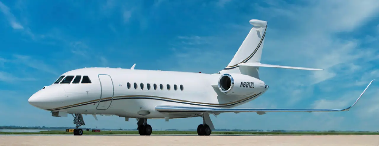 Dassault Falcon 2000EX N681ZL operated by Shoreline Aviation Inc, exterior