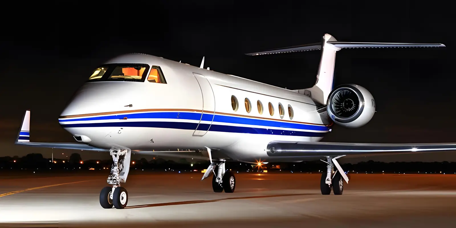 Gulfstream V N709AA operated by Priester Aviation, exterior