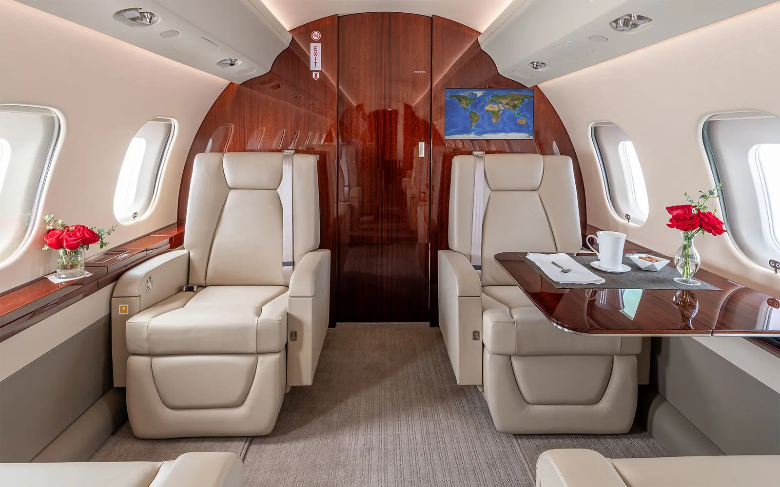Bombardier Global 6500 N70MJ operated by Clay Lacy Aviation, Inc. photo 5