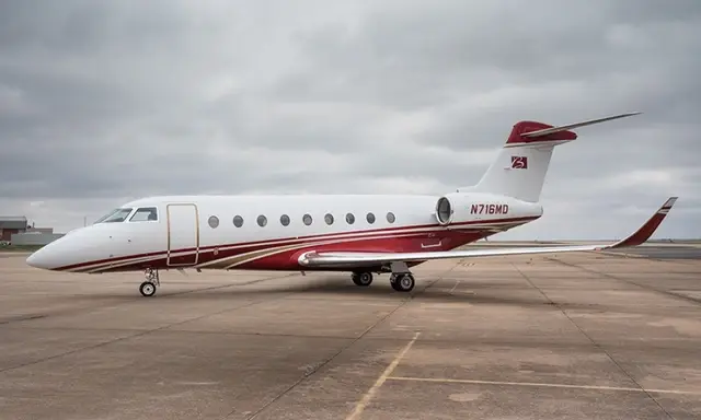 Gulfstream G280 N716MD operated by Soulbird Aviation, LLC, exterior