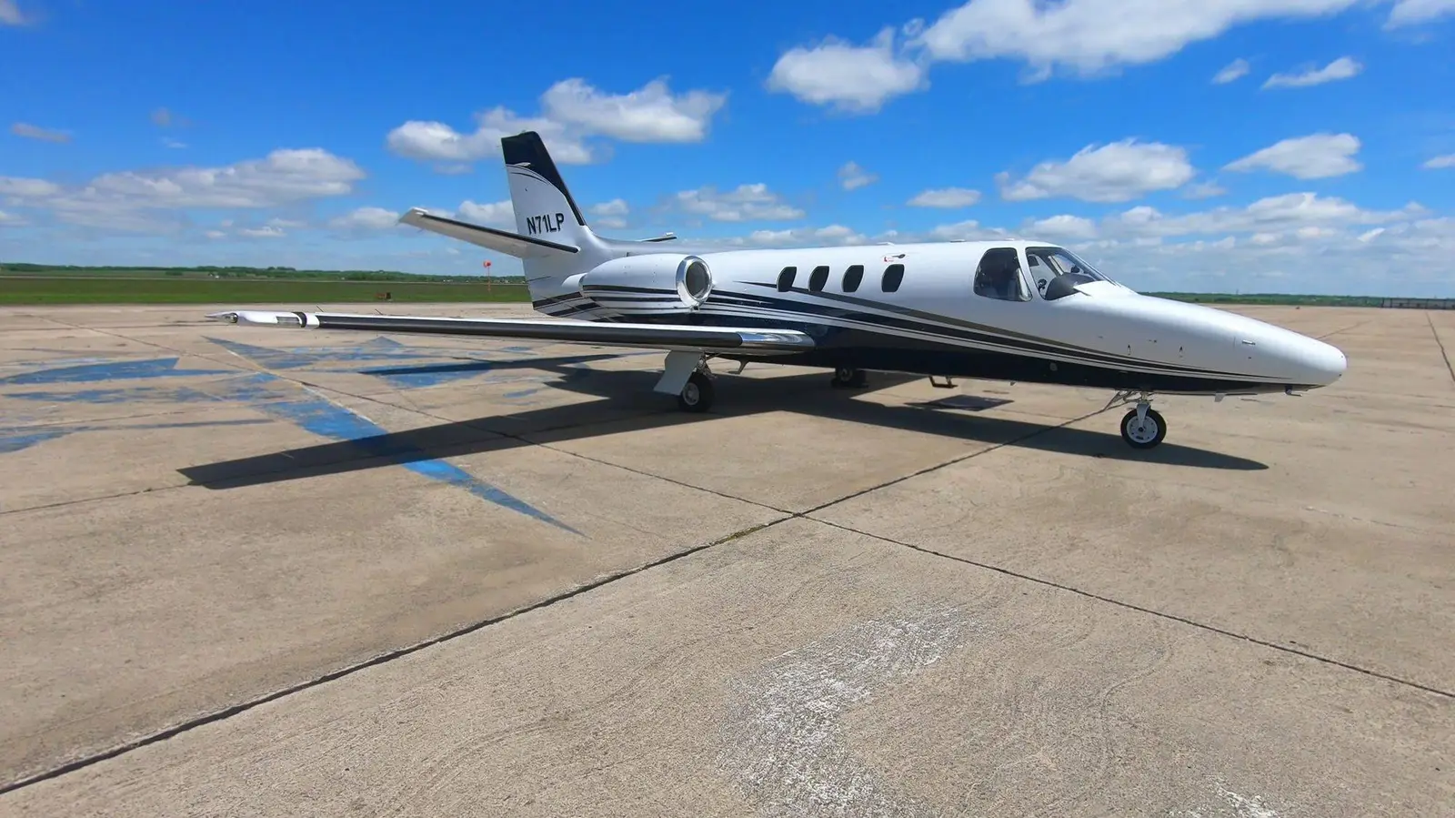 Cessna Citation I N71LP operated by Cadre Aviation Services LLC, exterior