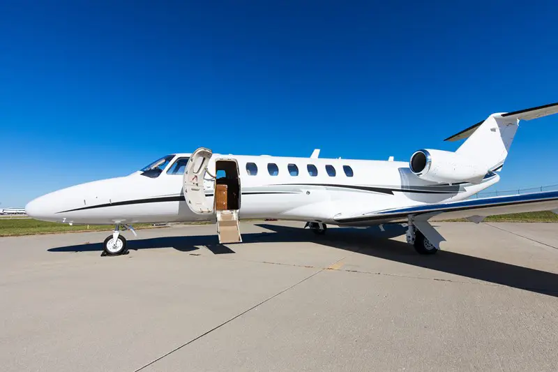 Cessna Citation CJ3 N720JS operated by FlyExclusive International, exterior