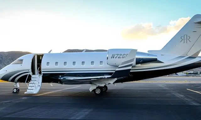 Bombardier Challenger 604 N726RF operated by Jet Linx Aviation, LLC, exterior