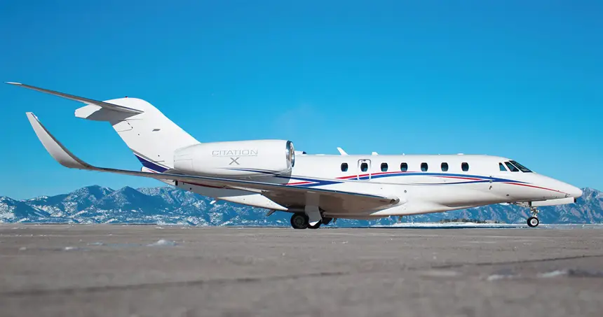 Cessna Citation X N733FL operated by Baker Aviation, LLC photo 5
