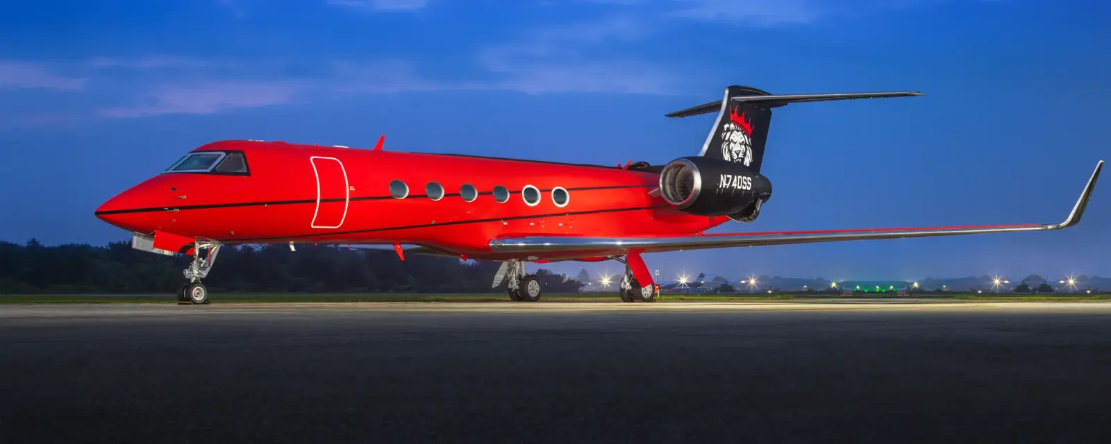 Gulfstream V N740SS operated by Aircraft Transport Service, exterior