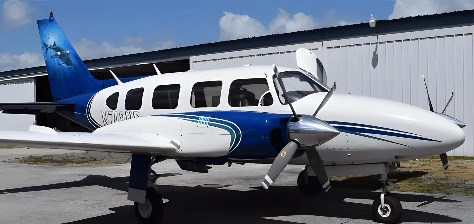 Piper PA-31-325 Navajo C/R N748NP operated by Plane Travel, Inc. photo 2