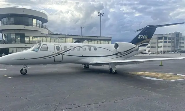 Cessna Citation CJ3 N74GL operated by Northern Jet Management, Inc., exterior