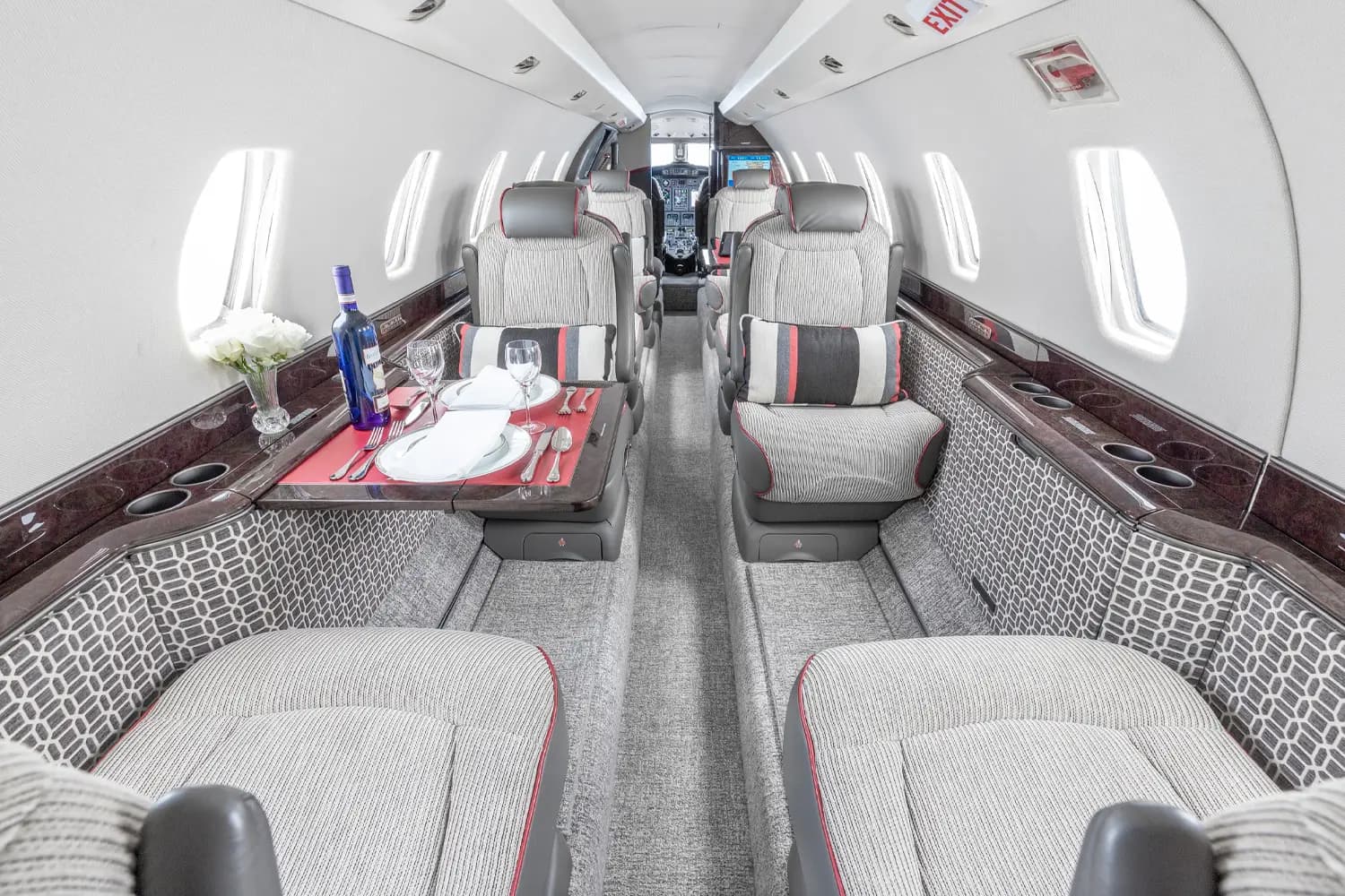 Cessna Citation X N750EC operated by Silver Air photo 2