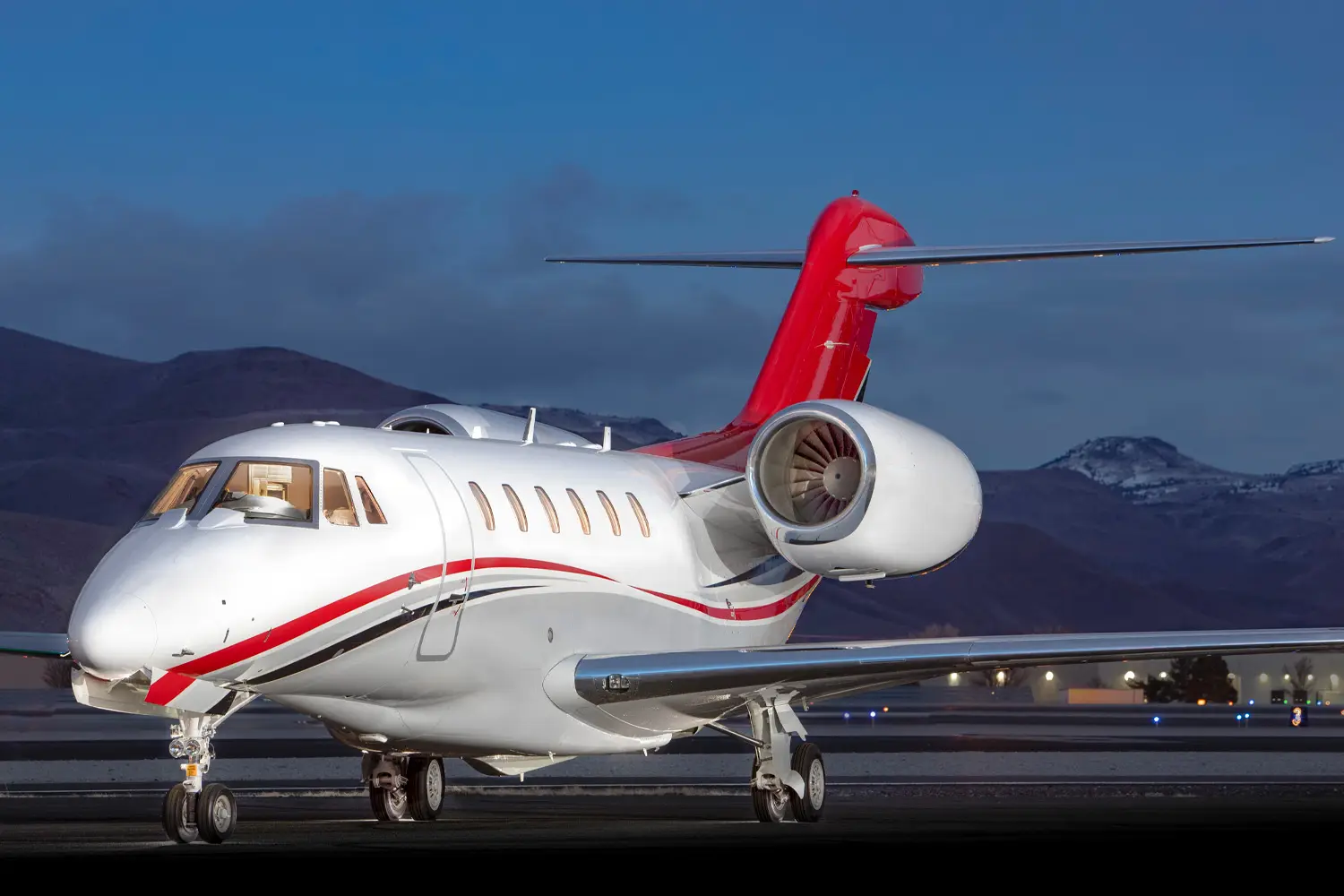 Cessna Citation X N750EC operated by Silver Air photo 4