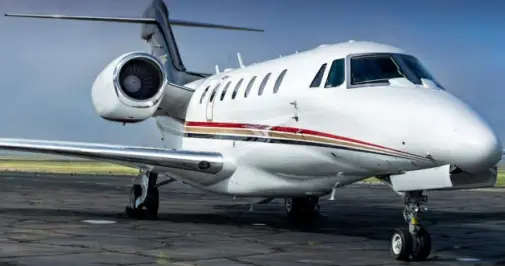 Cessna Citation X N750MF operated by Jet Linx Aviation, LLC, KAUS, exterior