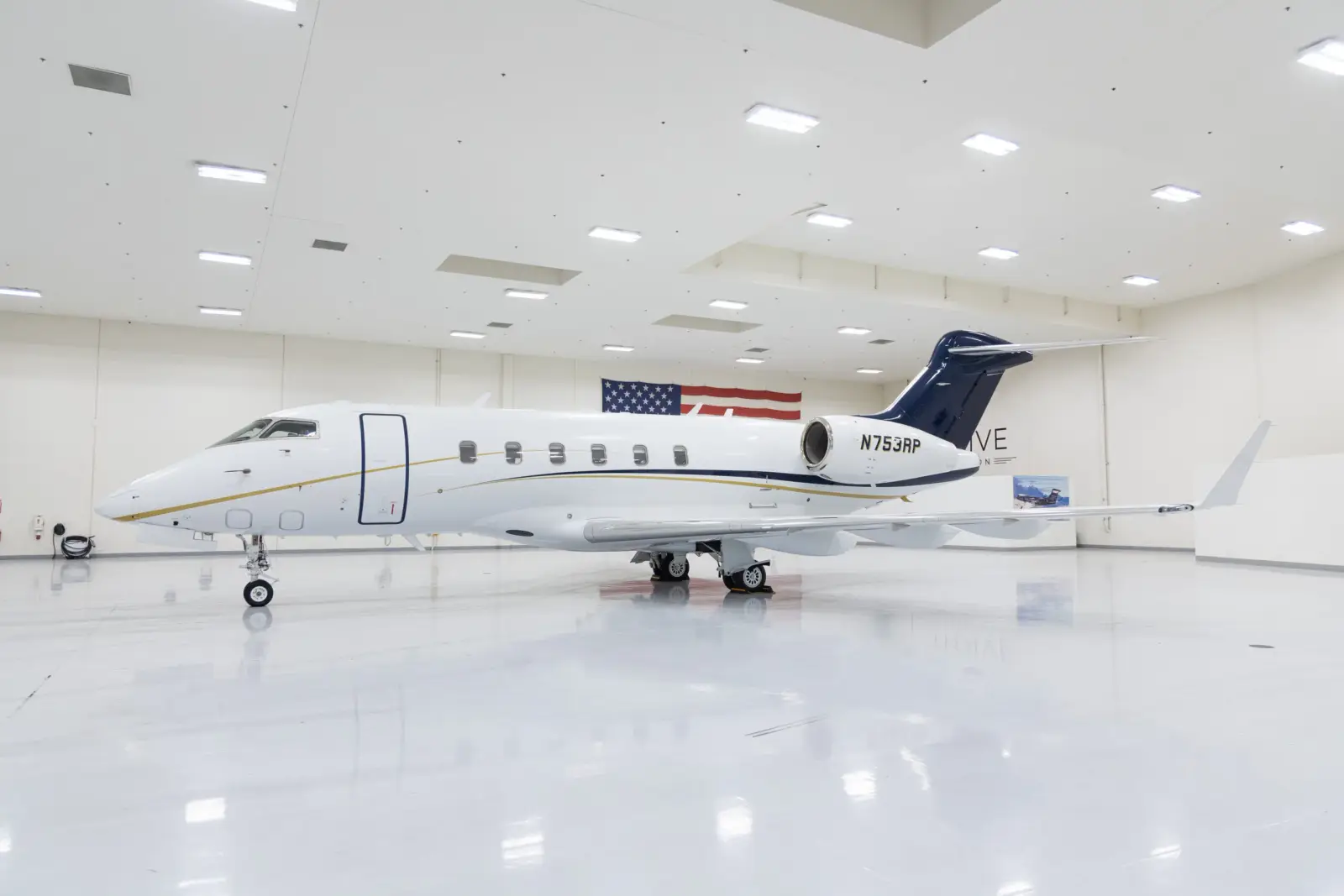 Bombardier Challenger 300 N753RP operated by Cirrus Aviation Services photo 4