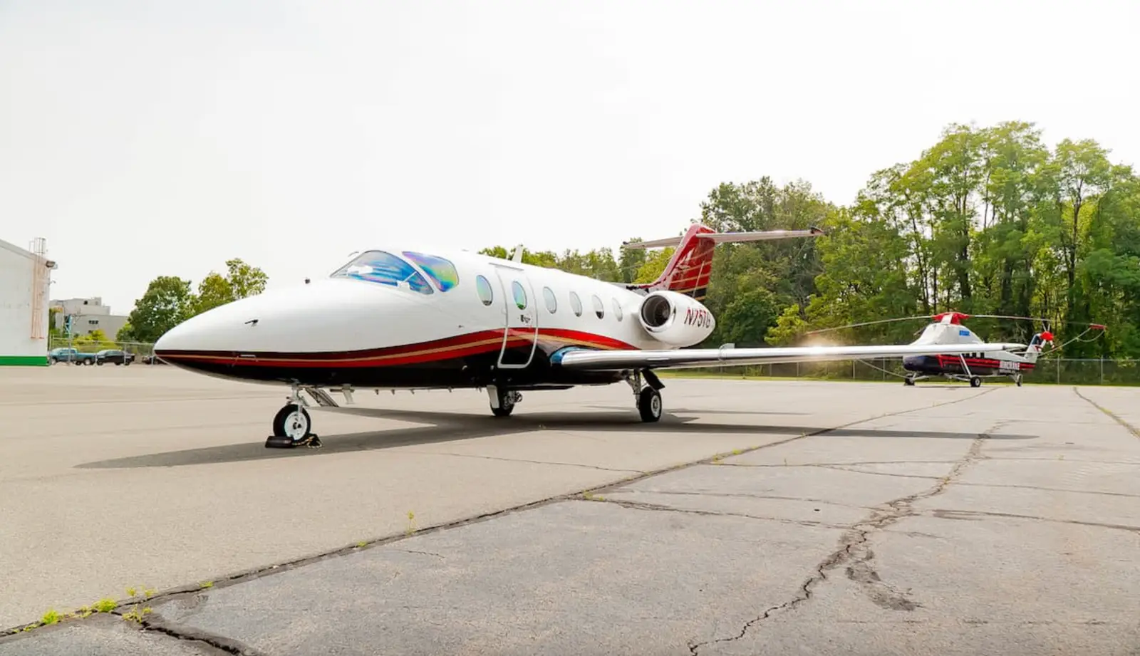Beechcraft Beechjet 400A N75TG operated by Aviation Charters, exterior