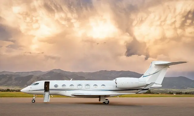 Gulfstream G500 N769PT operated by Clay Lacy Aviation, Inc., exterior
