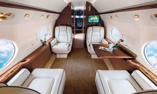 Gulfstream G550 N770AW operated by Journey Aviation, LLC photo 4
