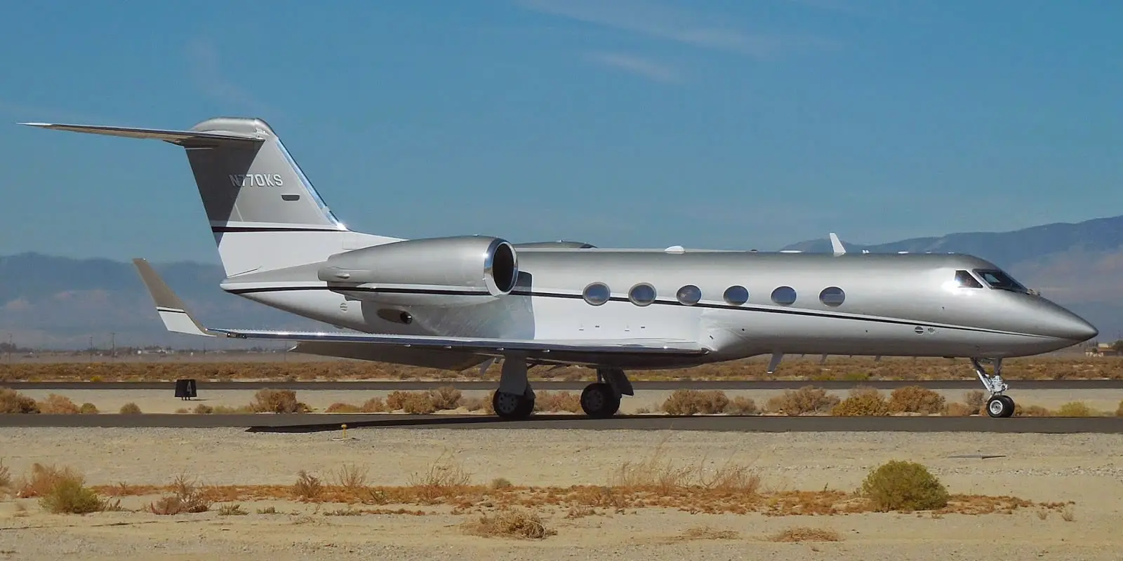 Gulfstream IV N770KS operated by VMO AERO, exterior
