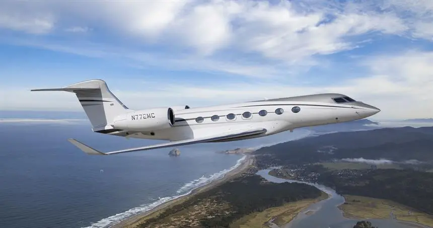 Gulfstream GVII-G500 N772MC operated by FlightWorks, exterior