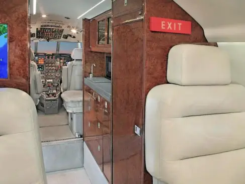 Dassault Falcon 50 N777UV operated by Malone AirCharter, Inc. photo 4