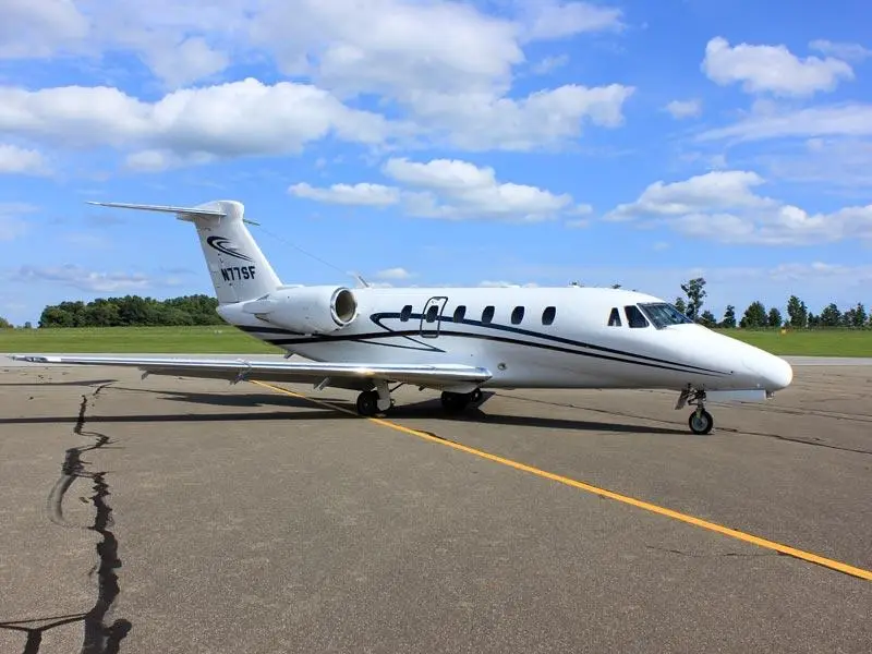 Cessna Citation VII N77SF operated by Seneca Flight Operations, exterior