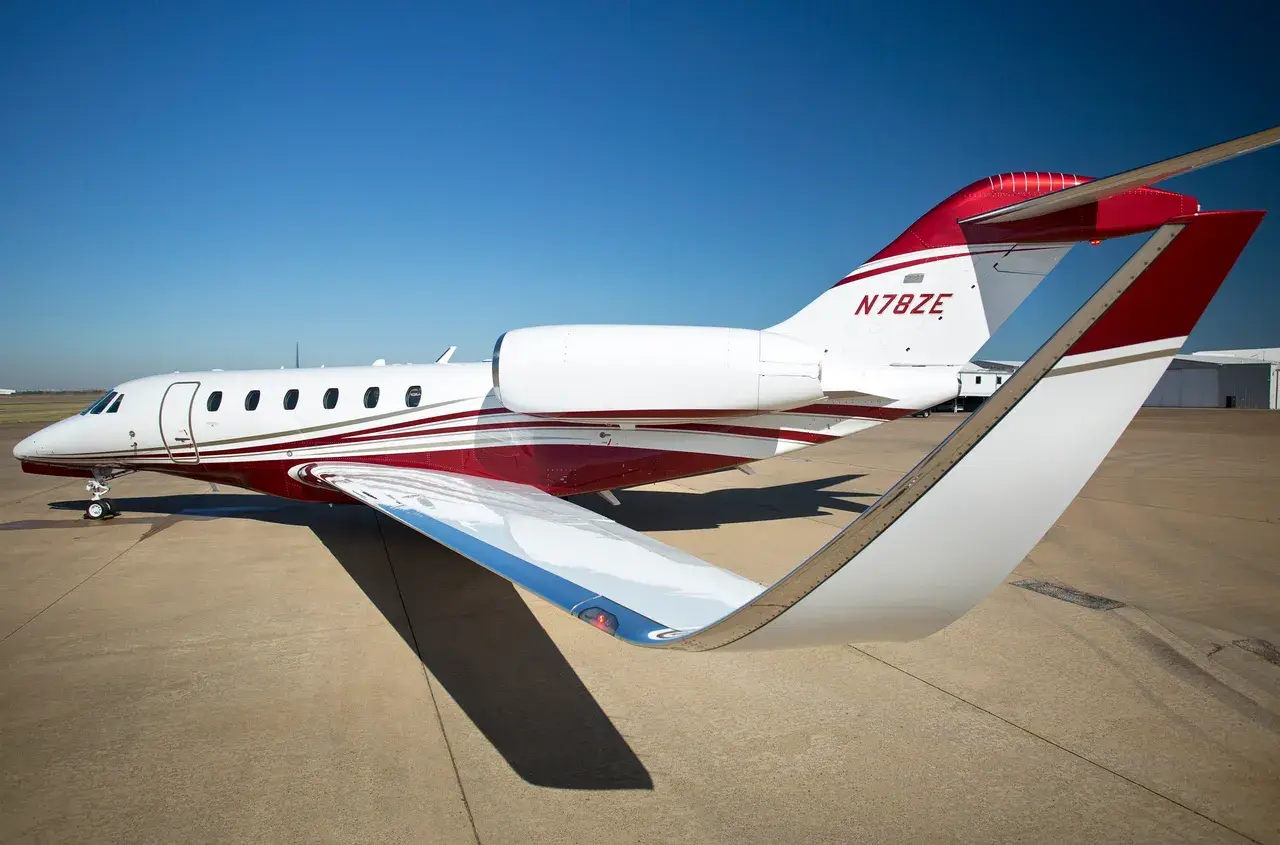 Cessna Citation X N78ZE operated by Chairman Aviation, exterior