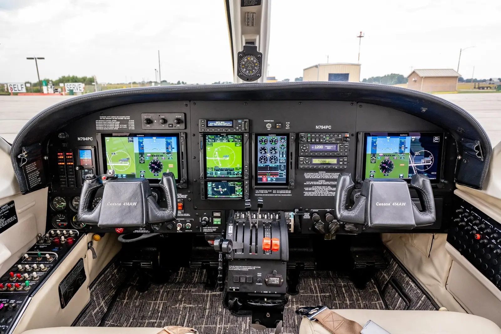 Cessna 414A N794PC operated by Jet Air Inc. photo 2
