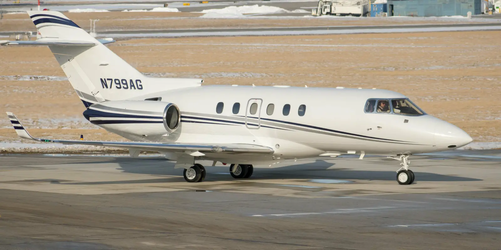 Beechcraft Hawker 900XP N799AG operated by Sky Quest, LLC, KCLE, exterior