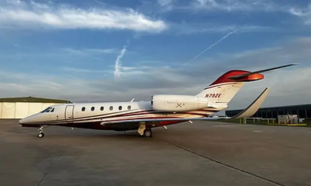 Cessna Citation X+ N79ZE operated by Chairman Aviation, exterior