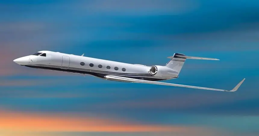 Gulfstream V N803HH operated by Jet Edge International, exterior