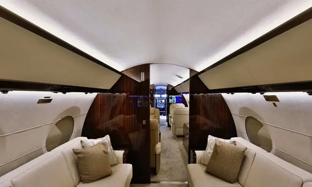 Gulfstream G650ER N808LV operated by Jet Aviation photo 2