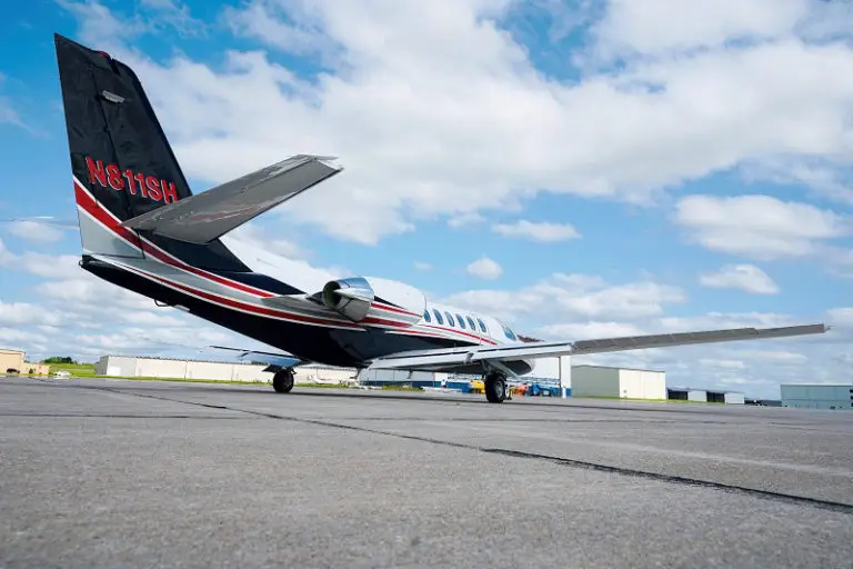 Cessna Citation V N811SH operated by Silverhawk Aviation, Inc., exterior