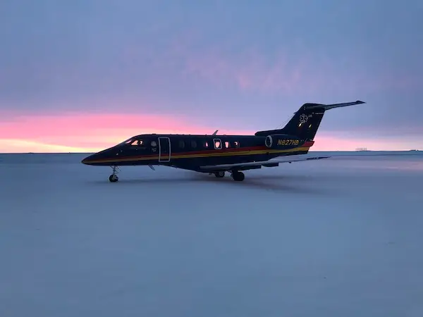 Pilatus PC-24 N827HB operated by North Slope Borough Department of Search & Rescue, exterior