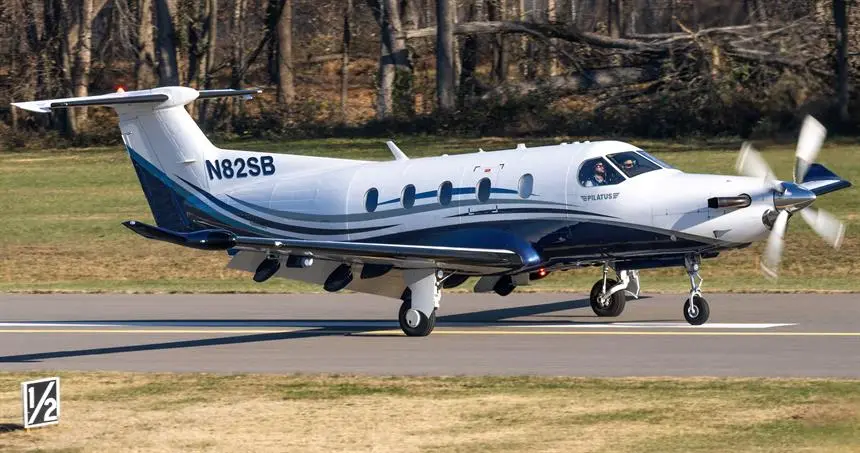 Pilatus PC-12/47 NG N82SB operated by Tradewind Aviation, exterior