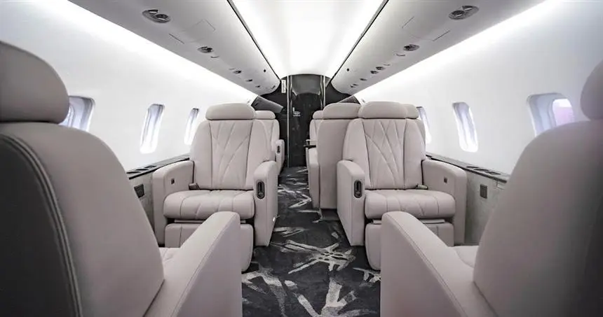 Bombardier Challenger 850 N850NB operated by Maine Aviation Aircraft Charter, LLC. photo 3