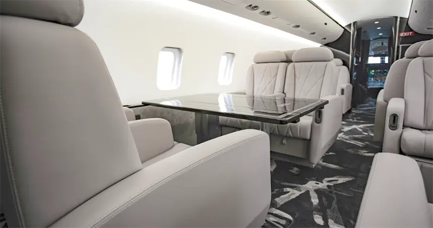 Bombardier Challenger 850 N850NB operated by Maine Aviation Aircraft Charter, LLC. photo 6