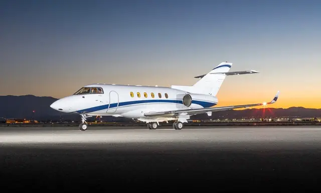 Beechcraft Hawker 800XP N868PZ operated by Mach One Air Charters, Inc., KCNO photo 2