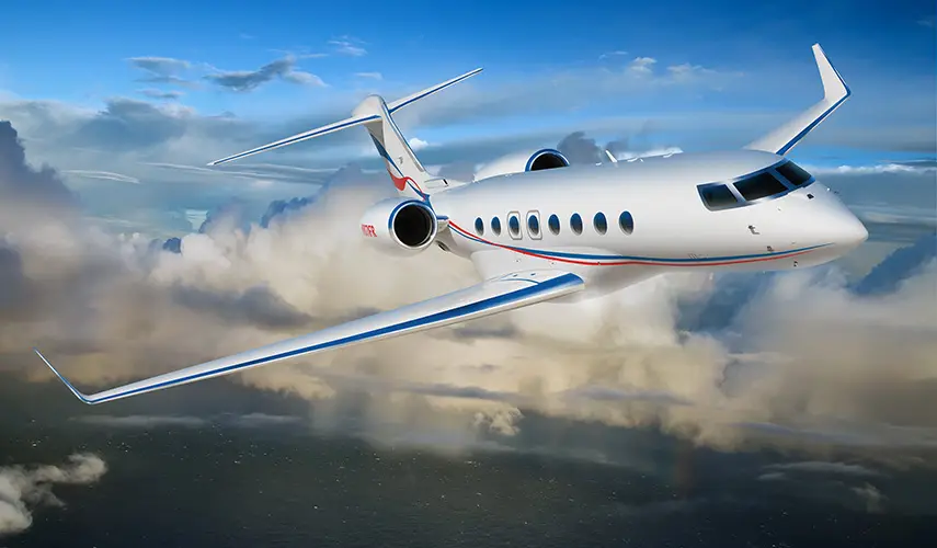 Gulfstream G650 N871FR operated by Phenix Jet, exterior