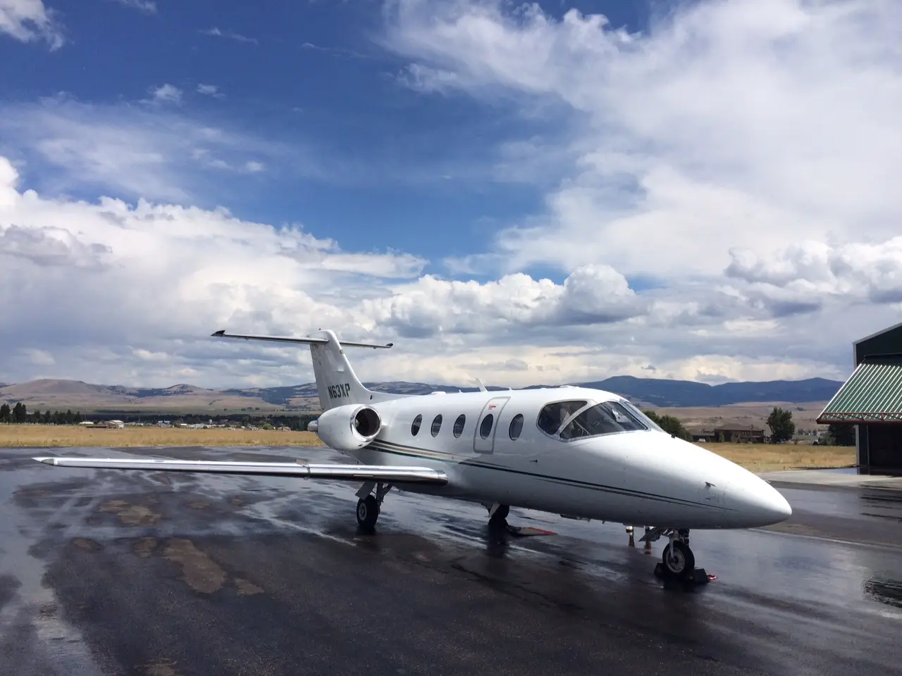 Beechcraft Beechjet 400A N872RA operated by Regency Air, LLC, KSAN, exterior