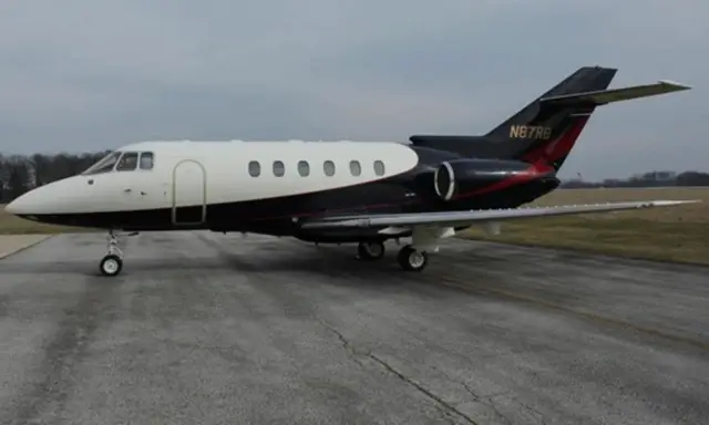 Beechcraft Hawker 800XP N87RB operated by Jet Access Aviation, exterior